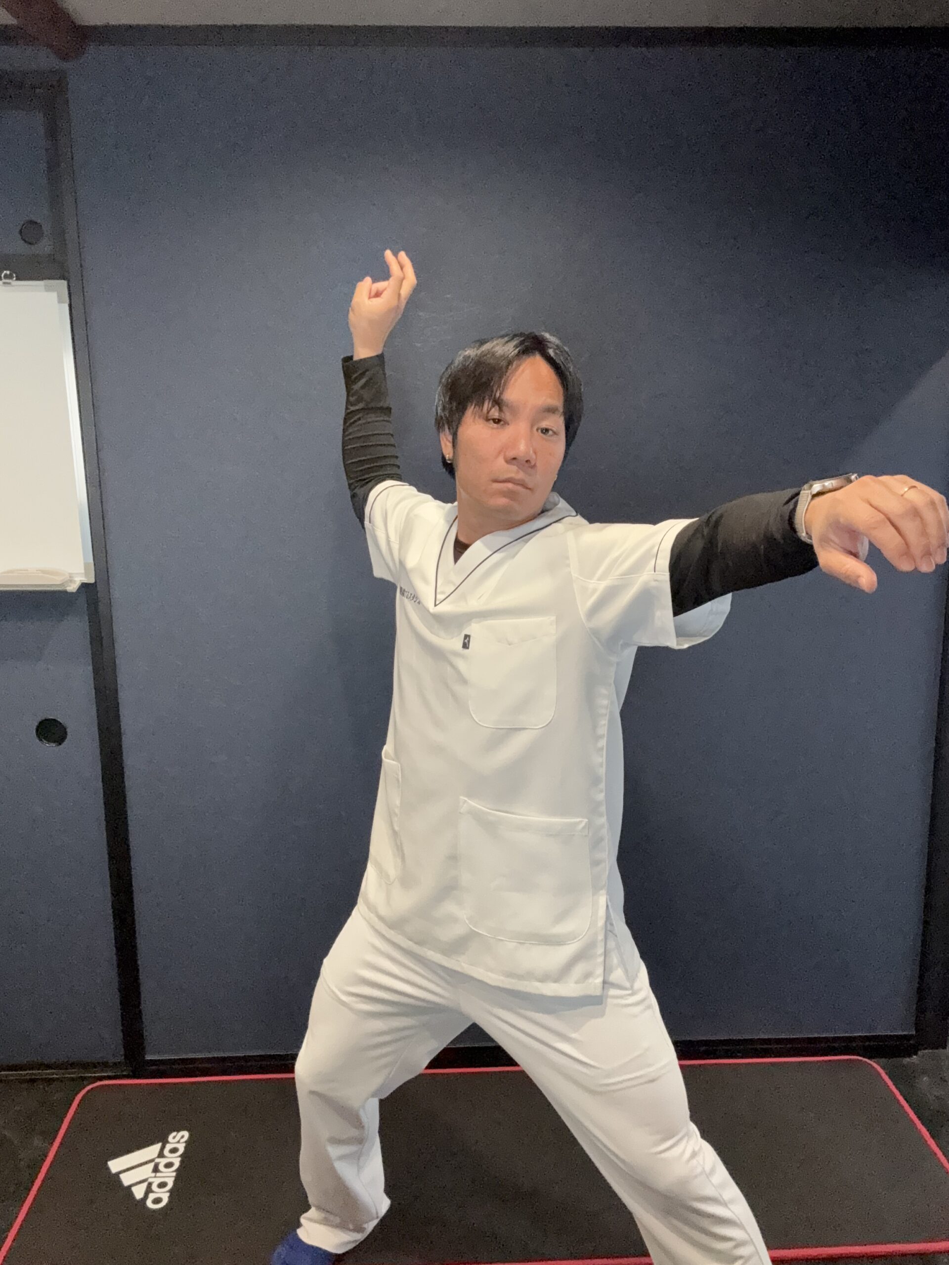 正しいトップの位置（全身）